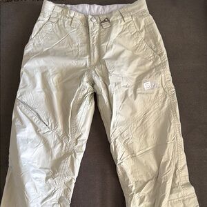 Salomon Off-White Ski Pants
